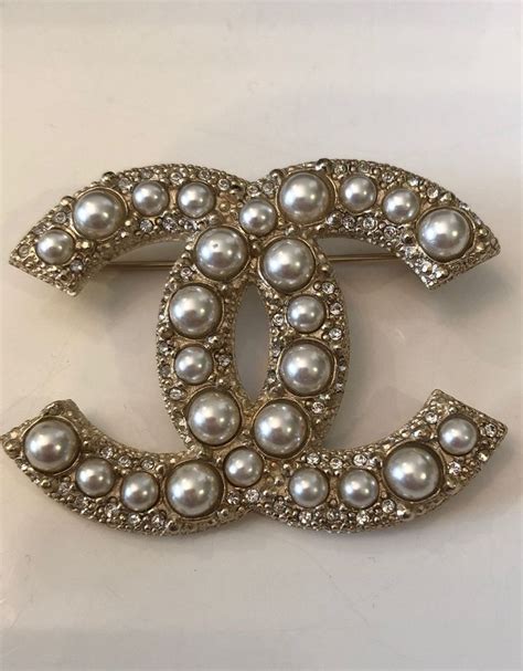 chanel neck brooch|authentic chanel brooches.